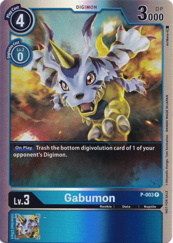 Gabumon [P-003] (Rainbow Foil) [Promotional Cards] Supply