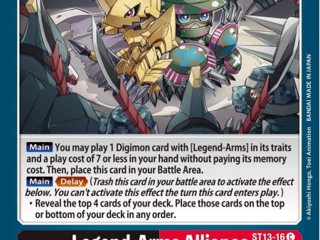 Legend-Arms Alliance [ST13-16] [Starter Deck: Ragnaloardmon] For Sale