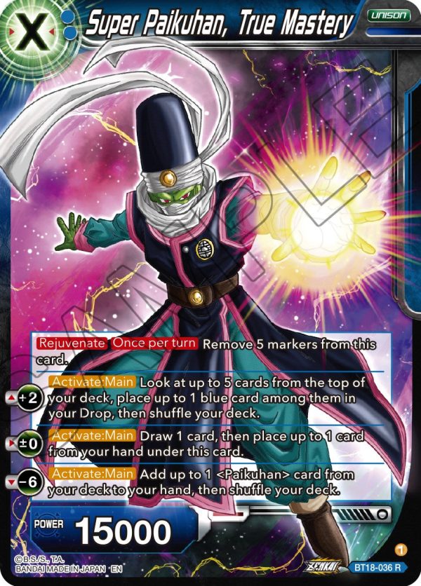 Super Paikuhan, True Master (BT18-036) [Dawn of the Z-Legends] For Cheap