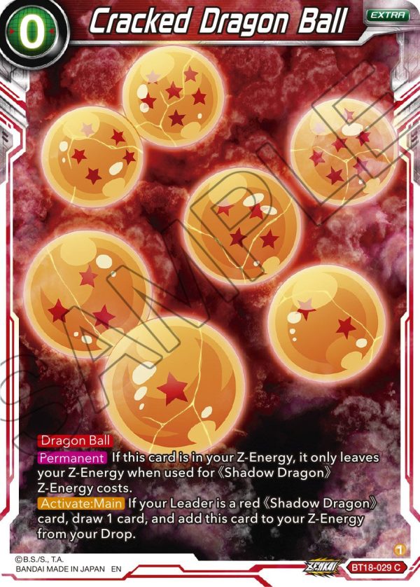 Cracked Dragon Ball (BT18-029) [Dawn of the Z-Legends] Hot on Sale