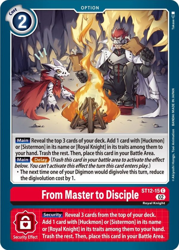 From Master to Disciple [ST12-15] [Starter Deck: Jesmon] Online