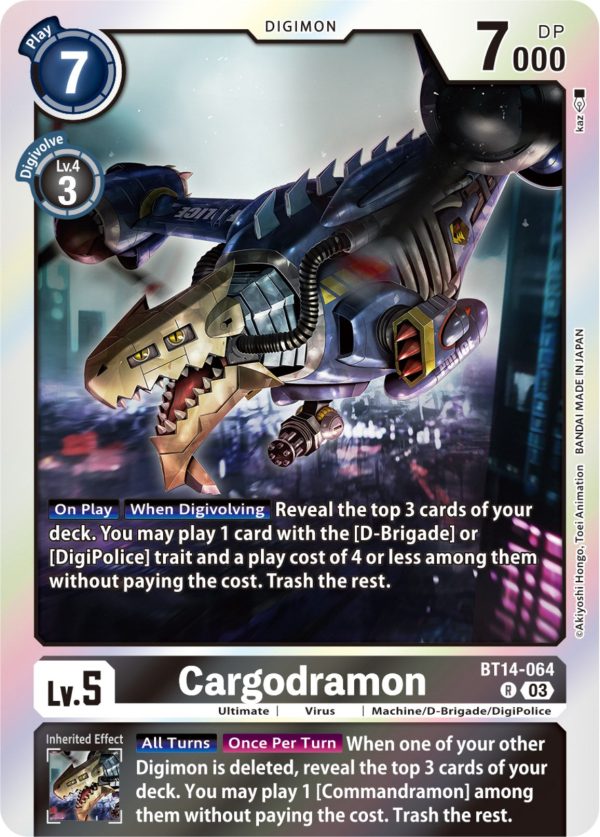 Cargodramon [BT14-064] [Blast Ace] Online