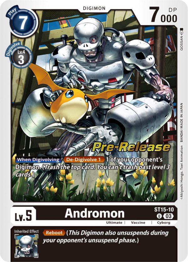 Andromon [ST15-10] [Starter Deck: Dragon of Courage Pre-Release Cards] on Sale