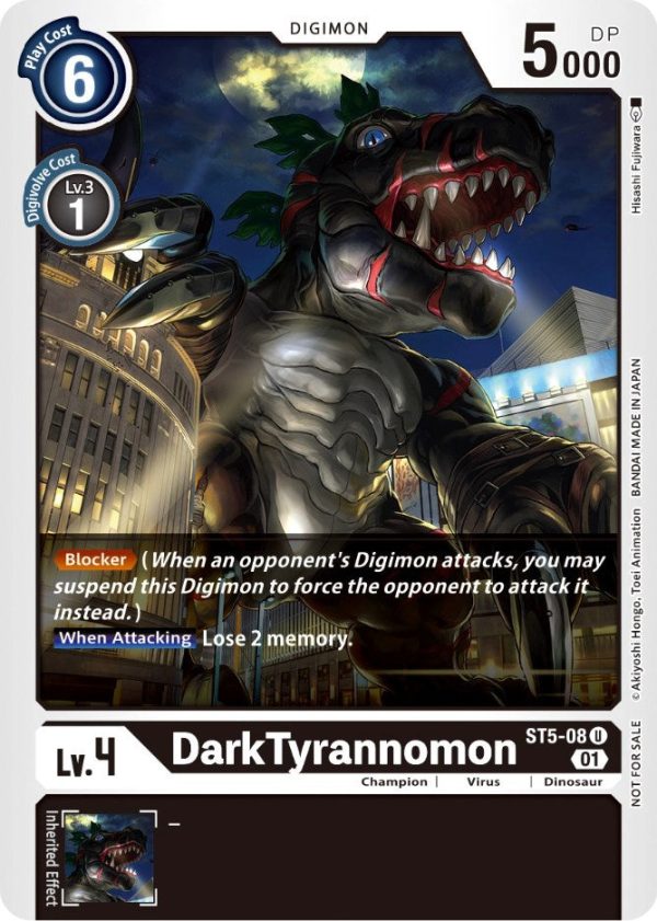 DarkTyrannomon [ST5-08] (Winner Pack X Record) [Starter Deck: Machine Black Promos] Cheap