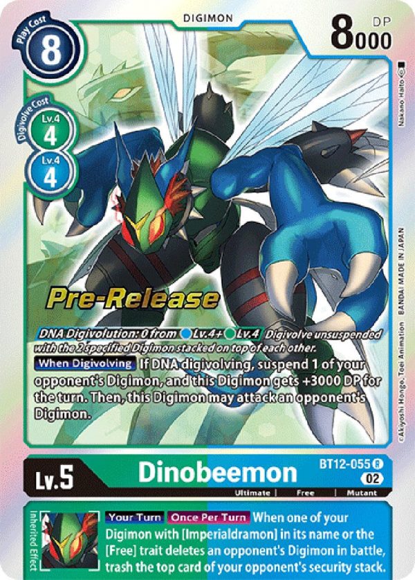 Dinobeemon [BT12-055] [Across Time Pre-Release Cards] Discount