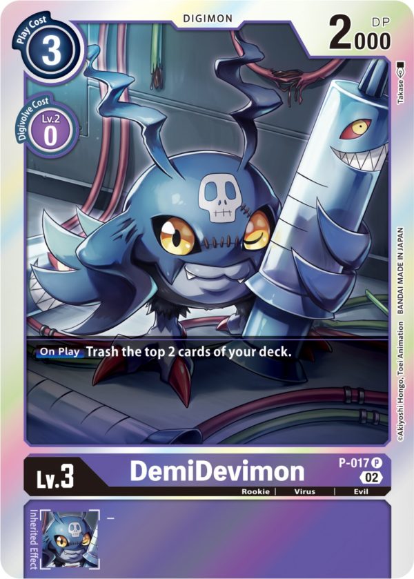 DemiDevimon [P-017] (Resurgence Booster Reprint) [Promotional Cards] For Cheap