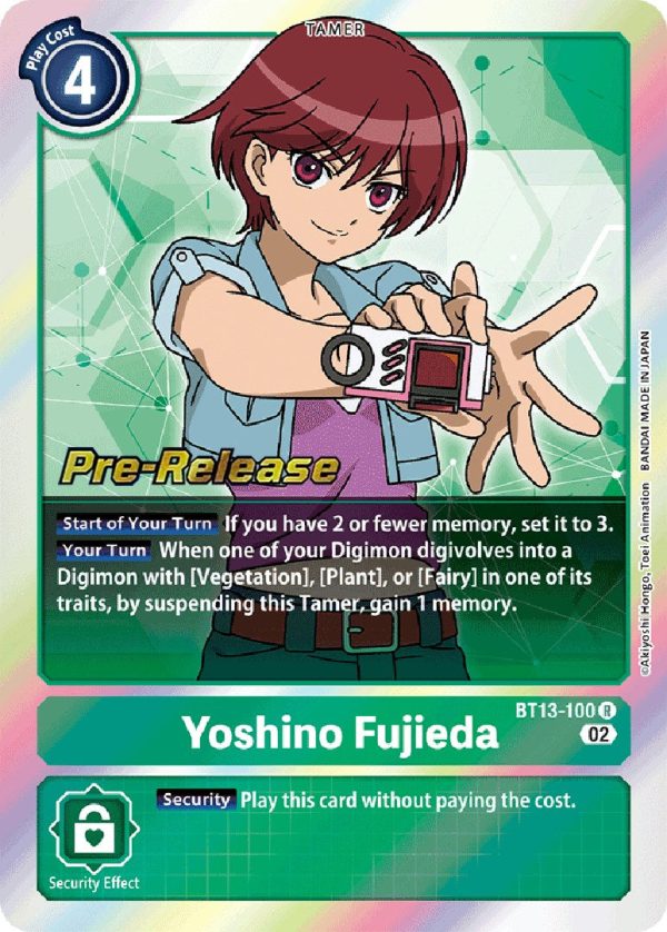 Yoshino Fujieda [BT13-100] [Versus Royal Knight Booster Pre-Release Cards] Fashion