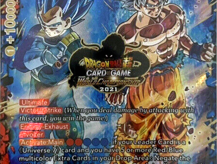 Son Goku & Vegeta, Apex of Power (World Championship 2021) (BT9-136) [Tournament Promotion Cards] Online Hot Sale