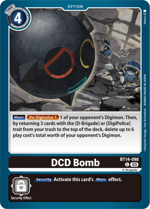 DCD Bomb [BT14-098] [Blast Ace] Online Hot Sale