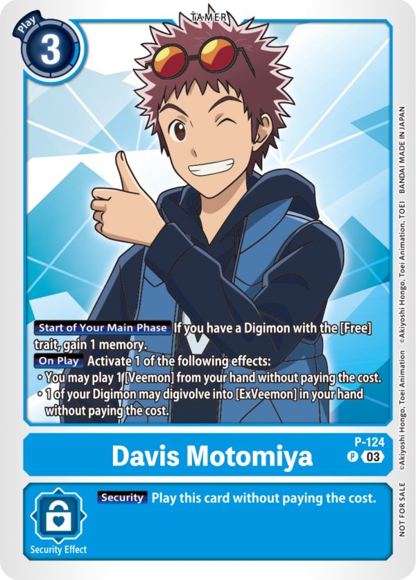 Davis Motomiya [P-124] (NYCC 2023 Demo Deck) [Promotional Cards] Hot on Sale