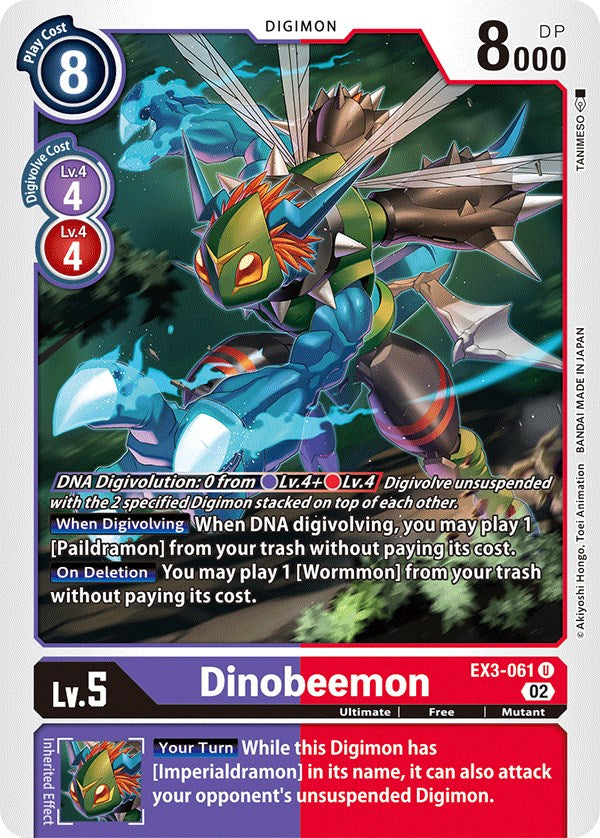 Dinobeemon [EX3-061] [Draconic Roar] on Sale