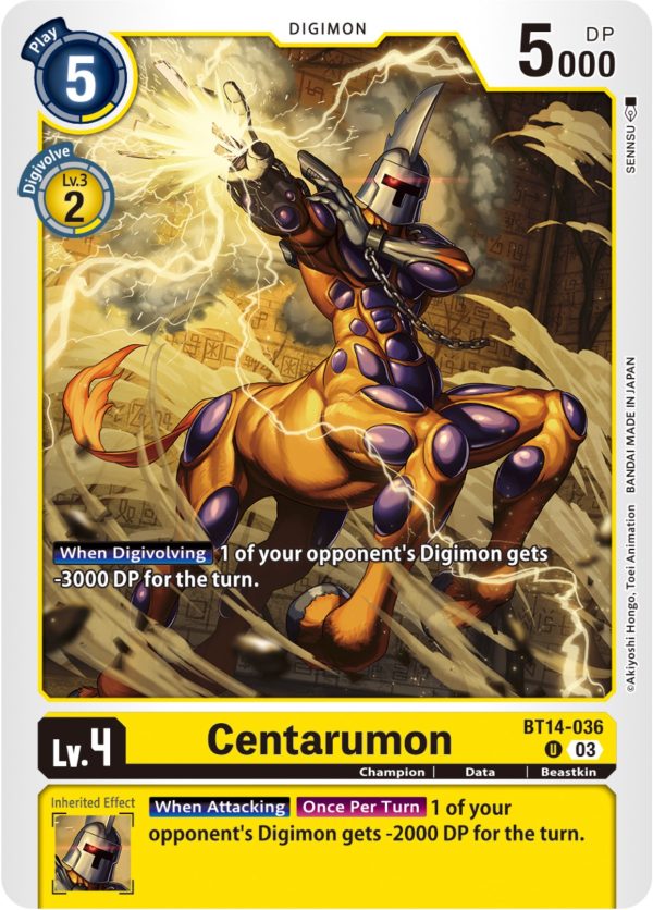 Centarumon [BT14-036] [Blast Ace] Supply