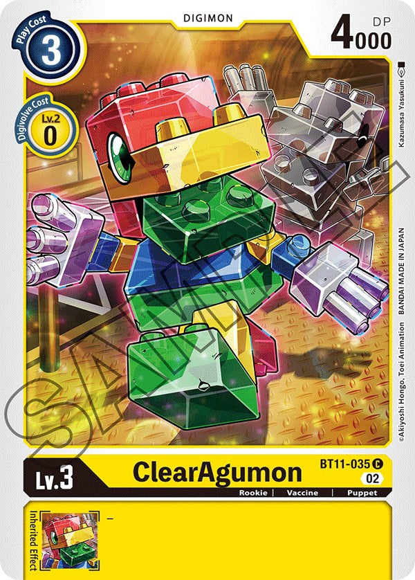 ClearAgumon [BT11-035] [Dimensional Phase] For Cheap