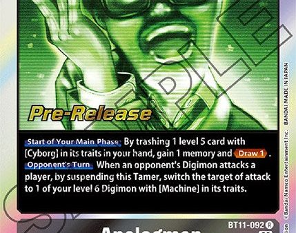 Analogman [BT11-092] [Dimensional Phase Pre-Release Promos] Online Hot Sale