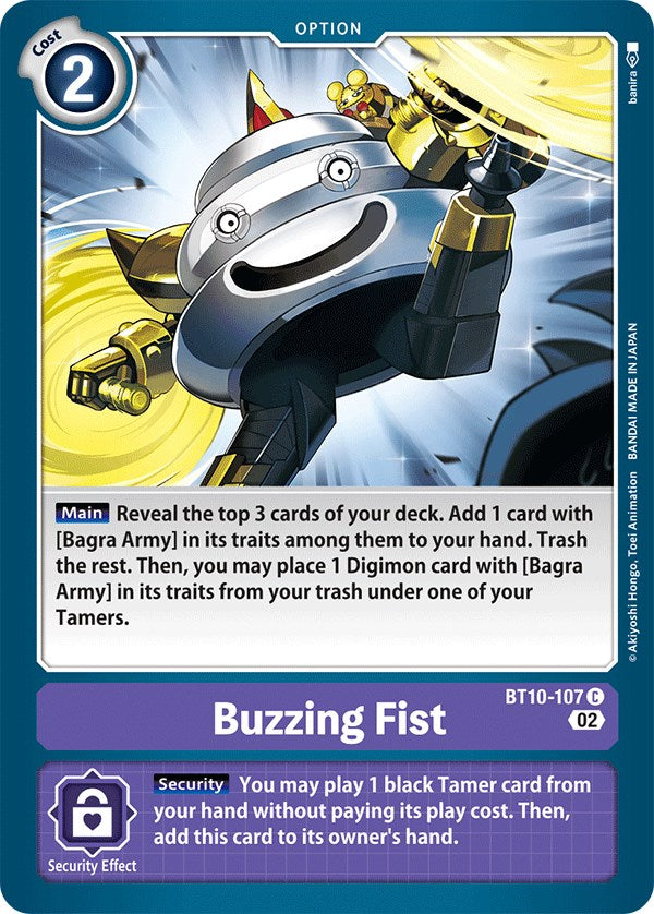 Buzzing Fist [BT10-107] [Xros Encounter] on Sale