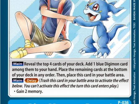 Blue Memory Boost! [P-036] (NYCC 2023 Demo Deck) [Promotional Cards] Hot on Sale