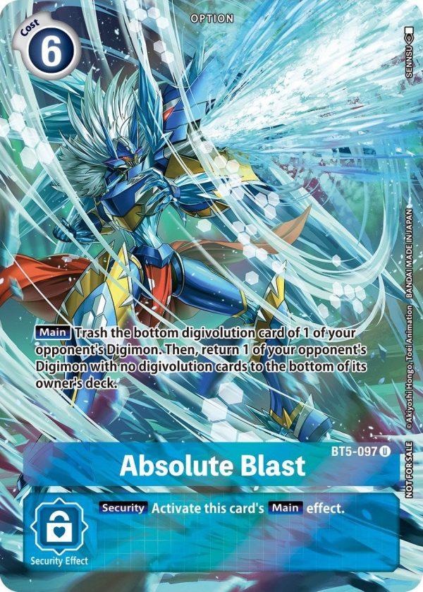 Absolute Blast [BT5-097] (Summer 2022 Dash Pack) [Battle of Omni Promos] Fashion