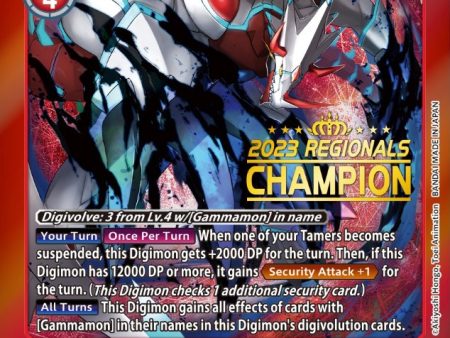 Canoweissmon [BT10-011] (2023 Regionals Champion) [Xros Encounter Promos] For Sale