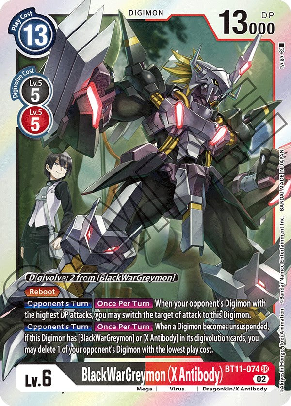 BlackWarGreymon (X Antibody) [BT11-074] [Dimensional Phase] Sale