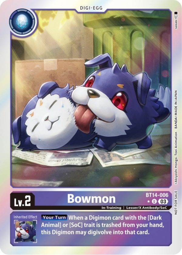 Bowmon [BT14-006] (Blast Ace Box Promotion Pack) [Blast Ace] Fashion