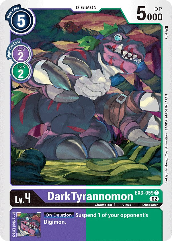 DarkTyrannomon [EX3-059] [Draconic Roar] Discount