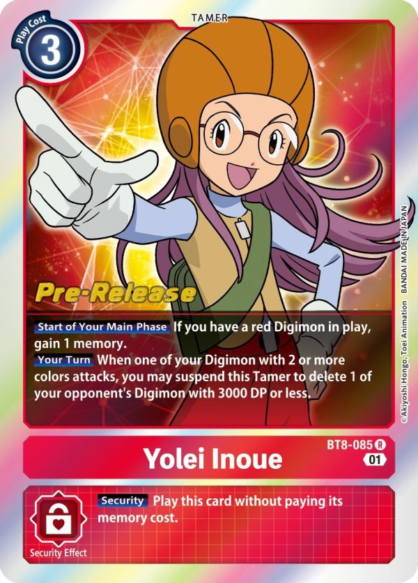 Yolei Inoue [BT8-085] [New Awakening Pre-Release Cards] Online Sale