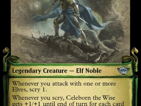 Celeborn the Wise [The Lord of the Rings: Tales of Middle-Earth Showcase Scrolls] Sale