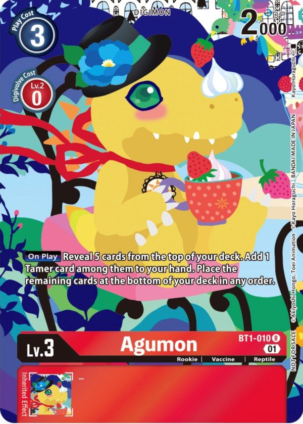 Agumon [BT1-010] (Tamer s Card Set 2 Floral Fun) [Release Special Booster Promos] Discount