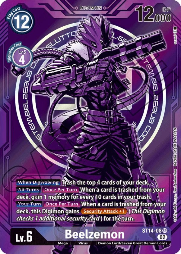 Beelzemon [ST14-08] (Alternate Art) [Starter Deck: Beelzemon Advanced Deck Set] Online Hot Sale