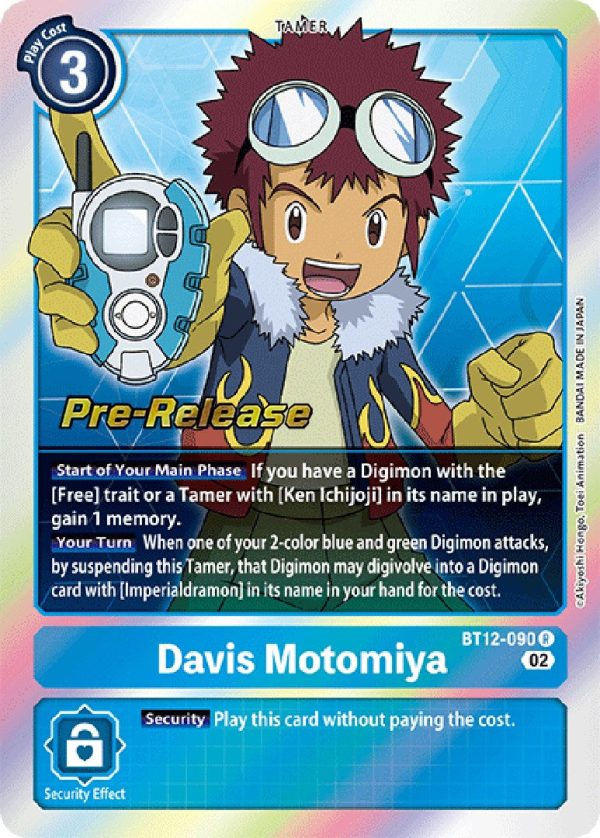 Davis Motomiya [BT12-090] [Across Time Pre-Release Cards] Online