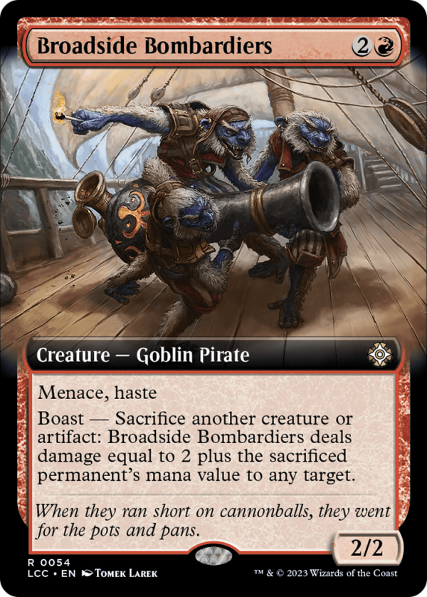 Broadside Bombardiers (Extended Art) [The Lost Caverns of Ixalan Commander] For Cheap