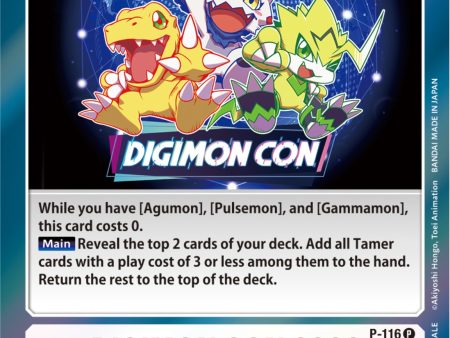 Digimon Con 2023 [P-116] (Official Tournament Pack Vol.11) [Promotional Cards] Cheap