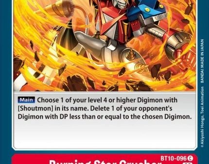 Burning Star Crusher [BT10-096] [Revision Pack Cards] Discount