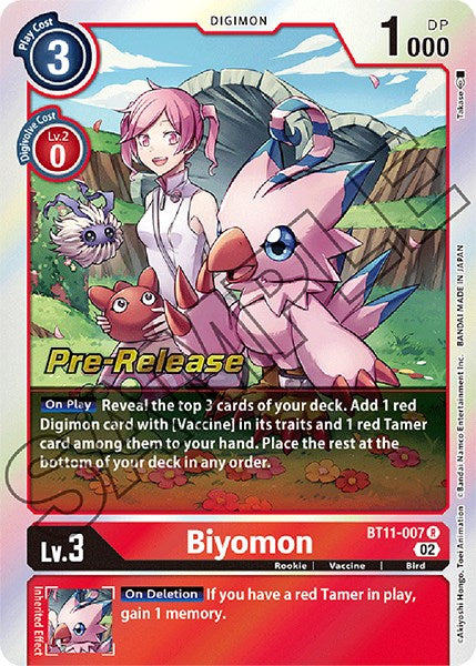 Biyomon [BT11-007] [Dimensional Phase Pre-Release Promos] Hot on Sale