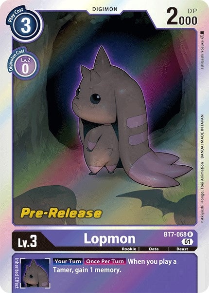 Lopmon [BT7-068] [Next Adventure Pre-Release Cards] Discount