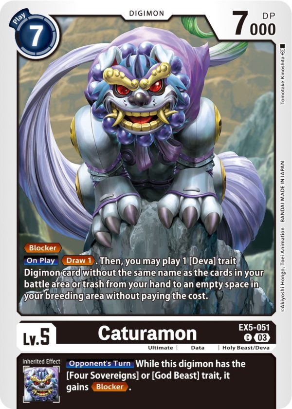 Caturamon [EX5-051] [Animal Colosseum] Cheap