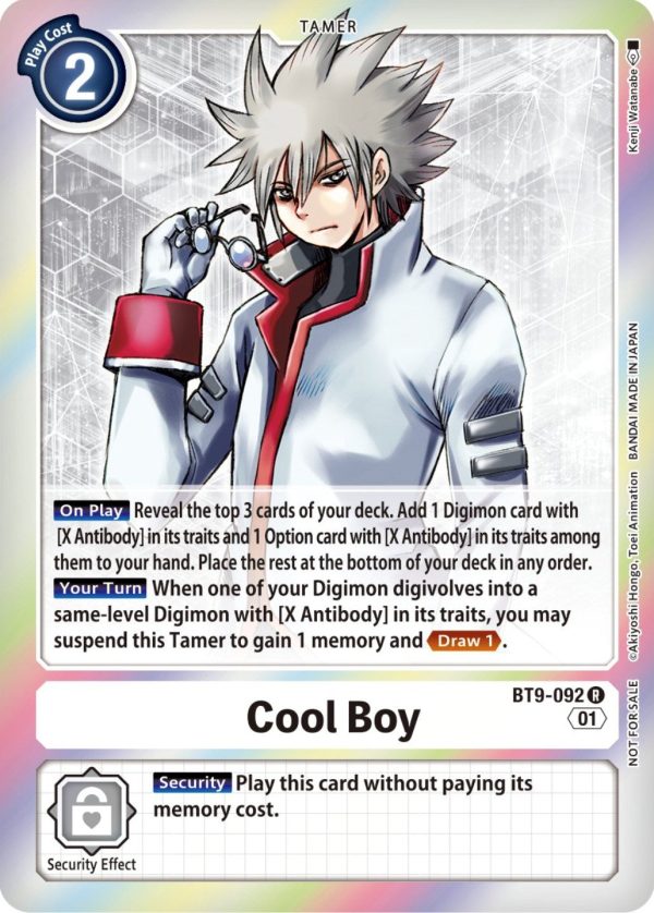 Cool Boy [BT9-092] (Event Pack 4) [X Record Promos] Discount