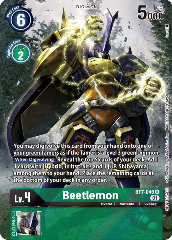 Beetlemon [BT7-046] (2nd Anniversary Frontier Card) [Next Adventure Promos] Supply