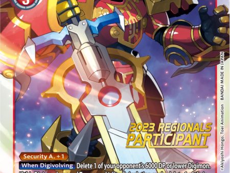 EmperorGreymon [BT12-017] (2023 Regionals Participant) [Across Time] For Discount