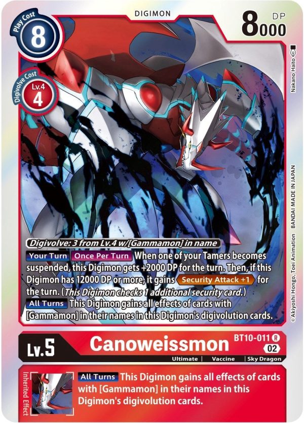 Canoweissmon [BT10-011] [Xros Encounter] Online Sale