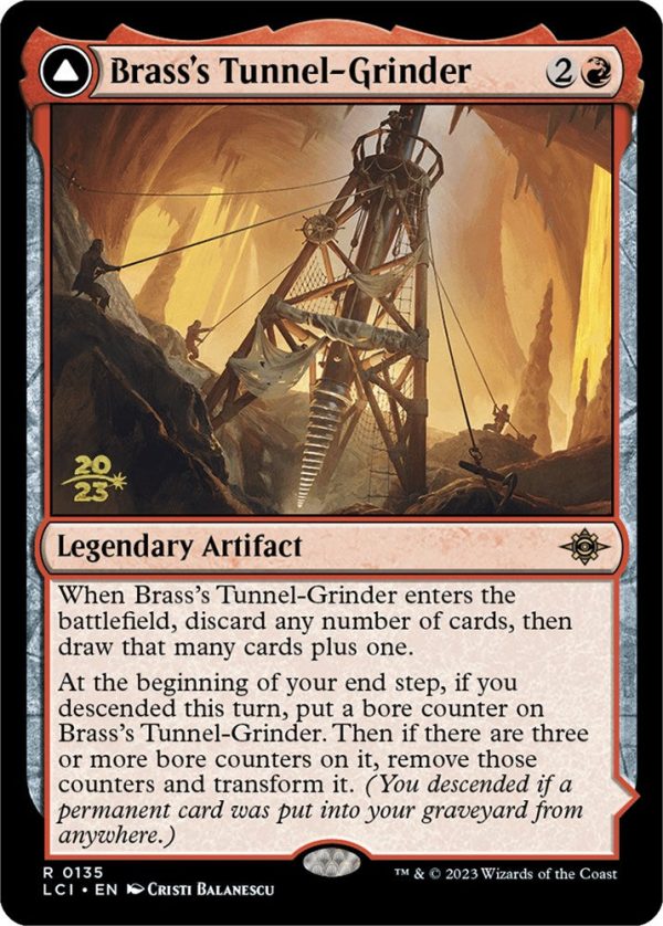 Brass s Tunnel-Grinder    Tecutlan, the Searing Rift [The Lost Caverns of Ixalan Prerelease Cards] For Cheap