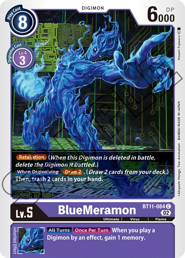 BlueMeramon [BT11-084] [Dimensional Phase] Online Sale