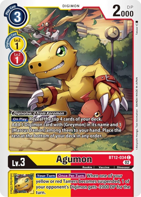 Agumon [BT12-034] [Across Time] Cheap