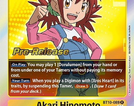 Akari Hinomoto [BT10-089] [Xros Encounter Pre-Release Cards] Online