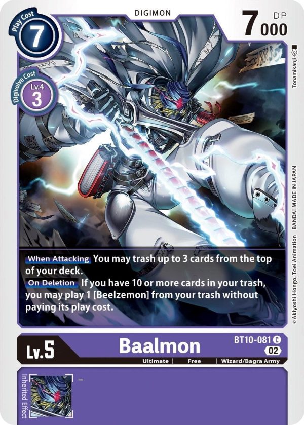 Baalmon [BT10-081] [Xros Encounter] Online