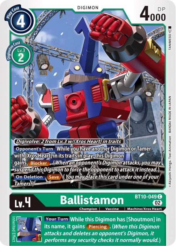 Ballistamon [BT10-049] [Xros Encounter] Supply