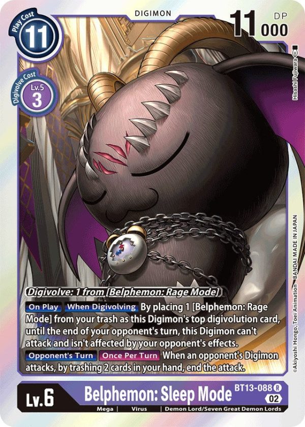 Belphemon: Sleep Mode [BT13-088] [Versus Royal Knights Booster] For Cheap