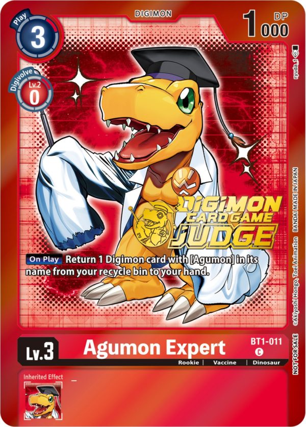 Agumon Expert [BT1-011] (Judge Pack 4) [Release Special Booster Promos] Hot on Sale