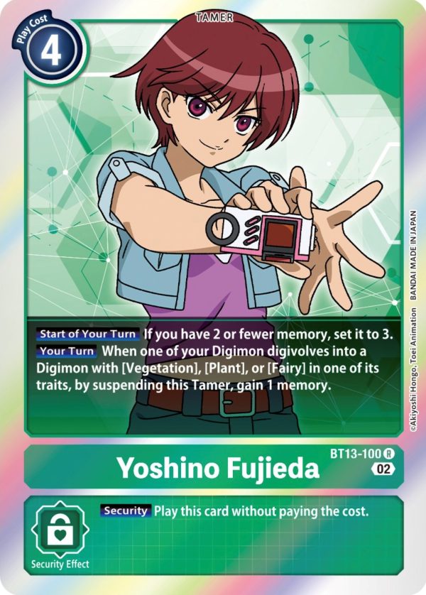 Yoshino Fujieda [BT13-100] [Versus Royal Knights Booster] Hot on Sale