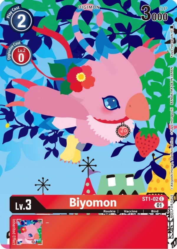 Biyomon [ST1-02] (Tamer s Card Set 2 Floral Fun) [Starter Deck: Gaia Red Promos] Supply